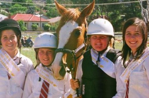 Nicole, Jess, Tyla & Gabrielle - the Wamboin Team who placed 3rd in the 2008 Monaro Shield